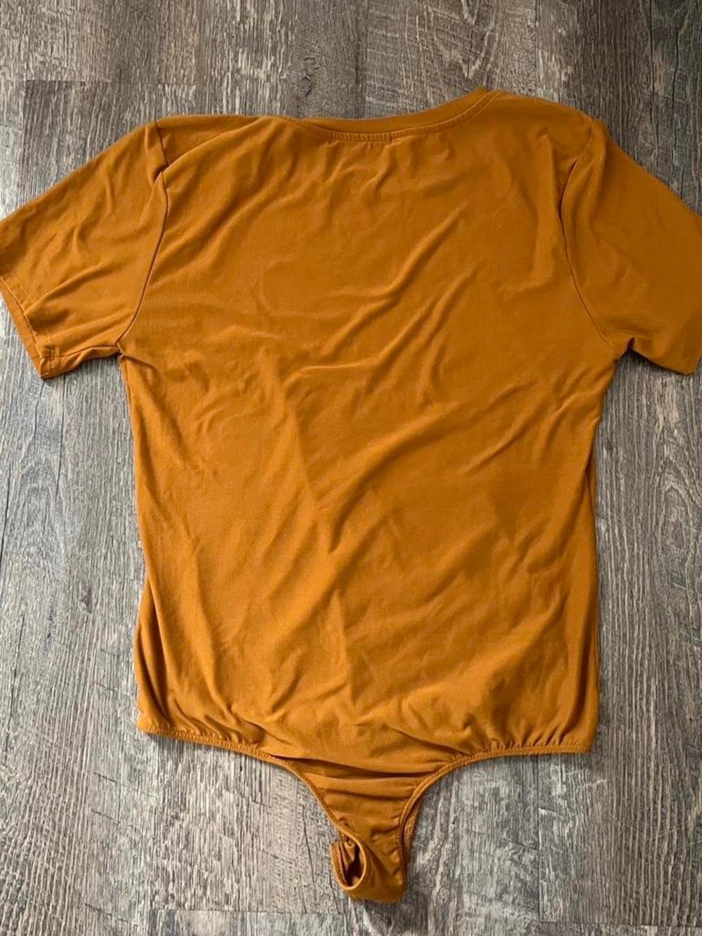 Kids One-Piece Bodysuit in Rust - Unbranded